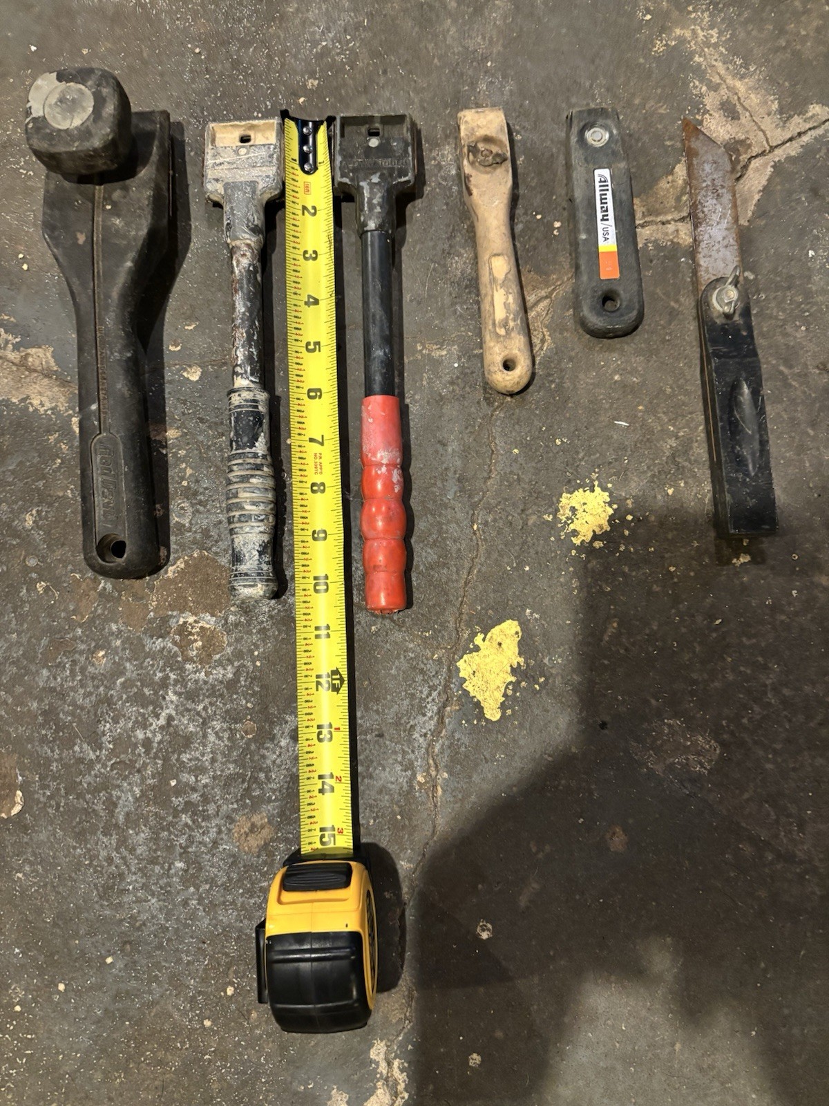 Lot Of 5 Scrapers