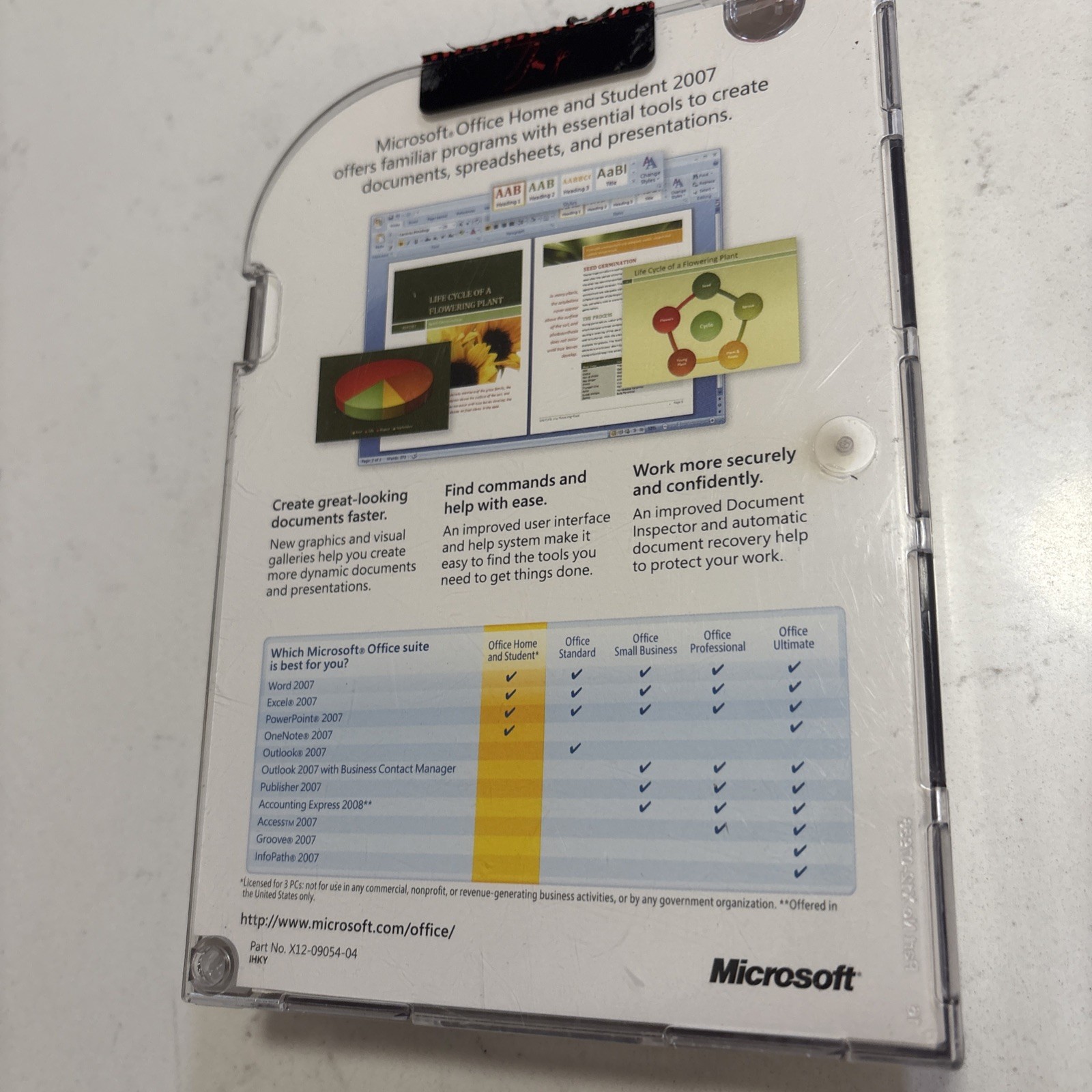 Microsoft MS Office 2007 Home and Student