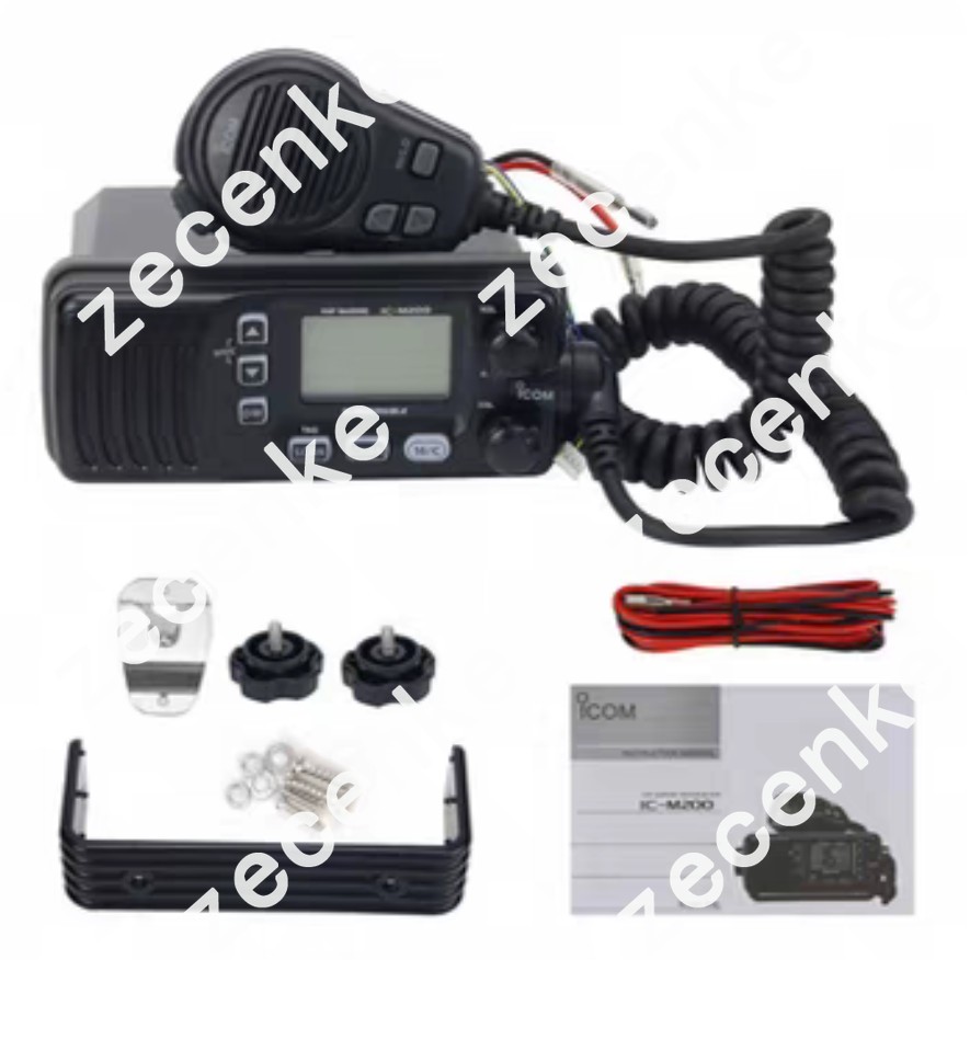 IC-M200 Mobile Radio Waterproof VHF Marine Radio Submersible Car Radio Station