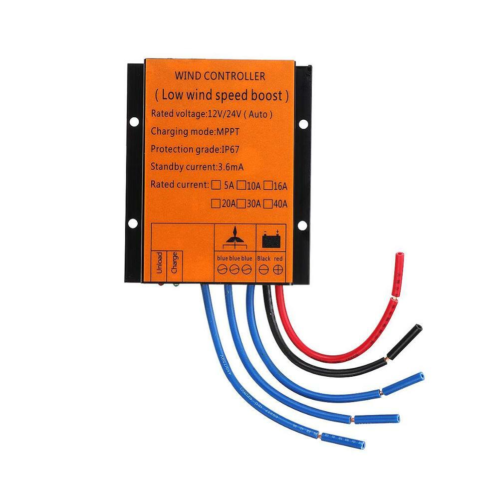 MPPT Wind Generator Charge Controller 12V/24V 48V Battery Boost Regulator