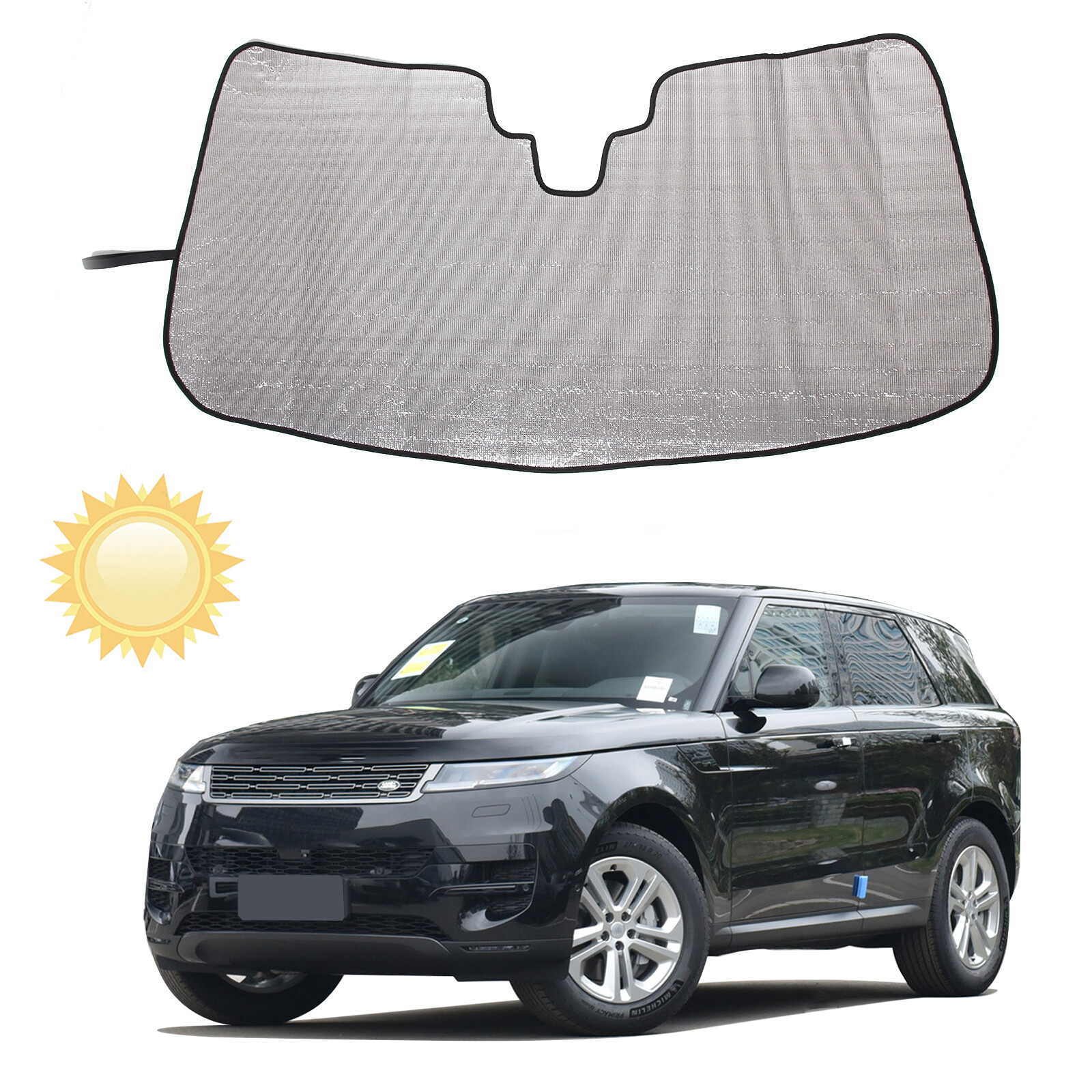 Custom Fits 2023-2025 Range Rover Sport Windshield sun shade UV Protection Visor