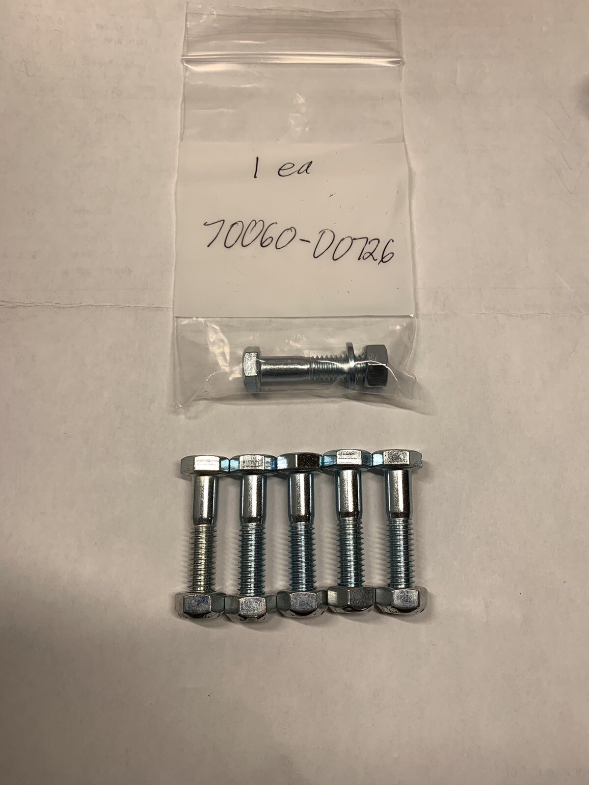 5-Snowblower B2781B Shear Bolts 5/16" x 1-1/2" Gr5 Kubota Part # 70060-00726 Pin