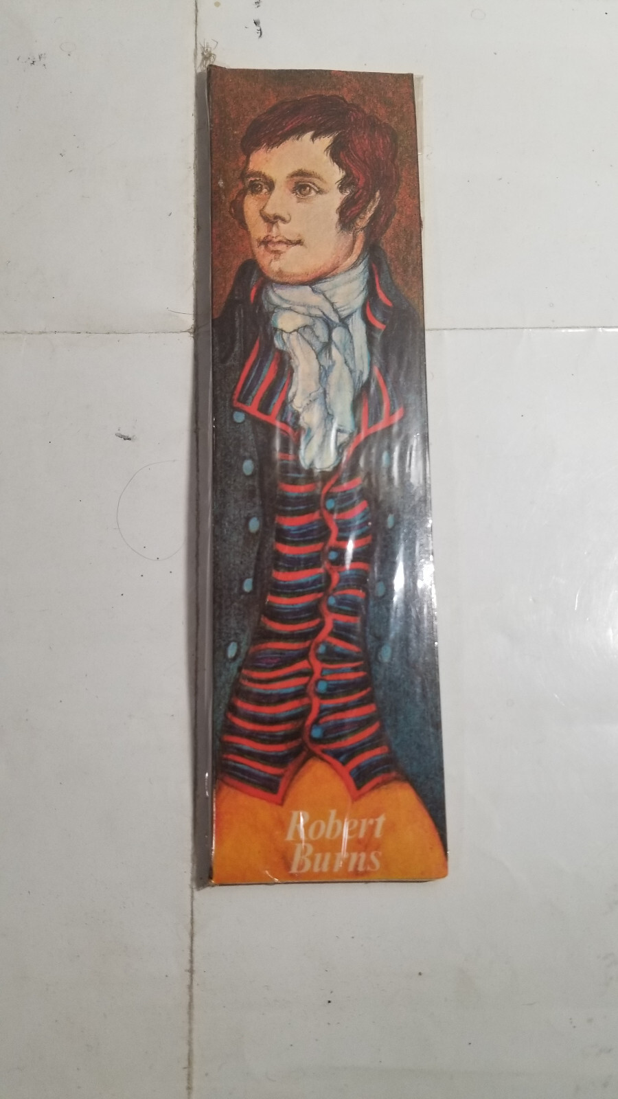 Vintage Matchbook Robert Burns 7 3/4" wide NEW UNUSED Qty 1