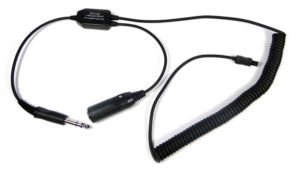 Pilot Communications - GoPro Hero3, 3+ and 4 Recorder Adapter For GA (Dual Plug)