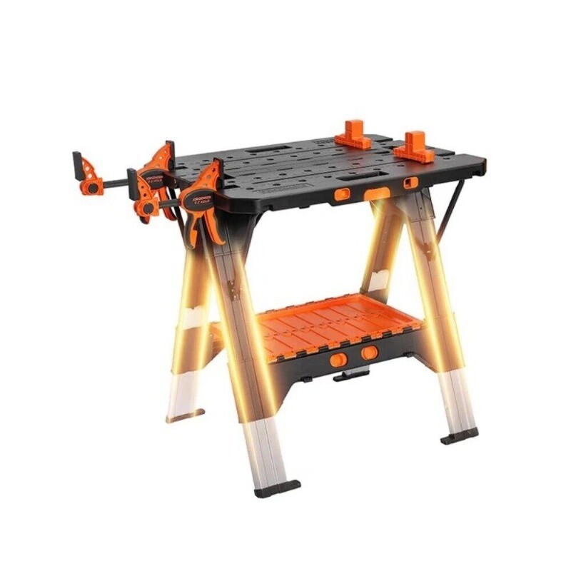 Woodworking Portable Folding Bench Saw Stand and Multi-Purpose Bench Tool Stand