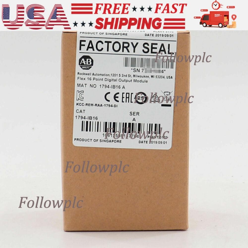 Allen-Bradley 1794-IB16 1794IB16 SER A Flex I/O Input Module US Free Tax