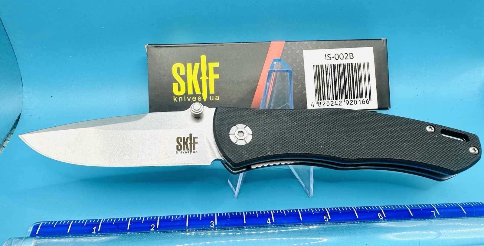 SKIF Knives Swing Folding 8Cr14MoV Steel Blade Black G10 Handle - IS-002B