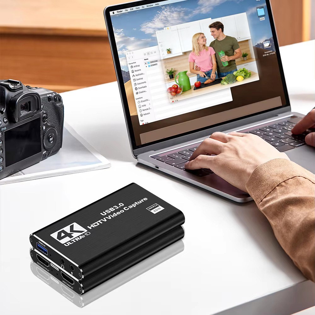 Video Capture Card 4K USB3.0 HDMI USB-C Stream iPad Mac Windows PS5 Xbox Camera