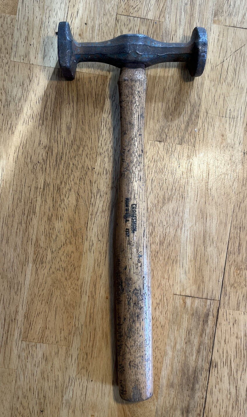 Craftsman Model 4551 Hammer 1.3 Lbs Made In USA Vintage Auto Body Tool