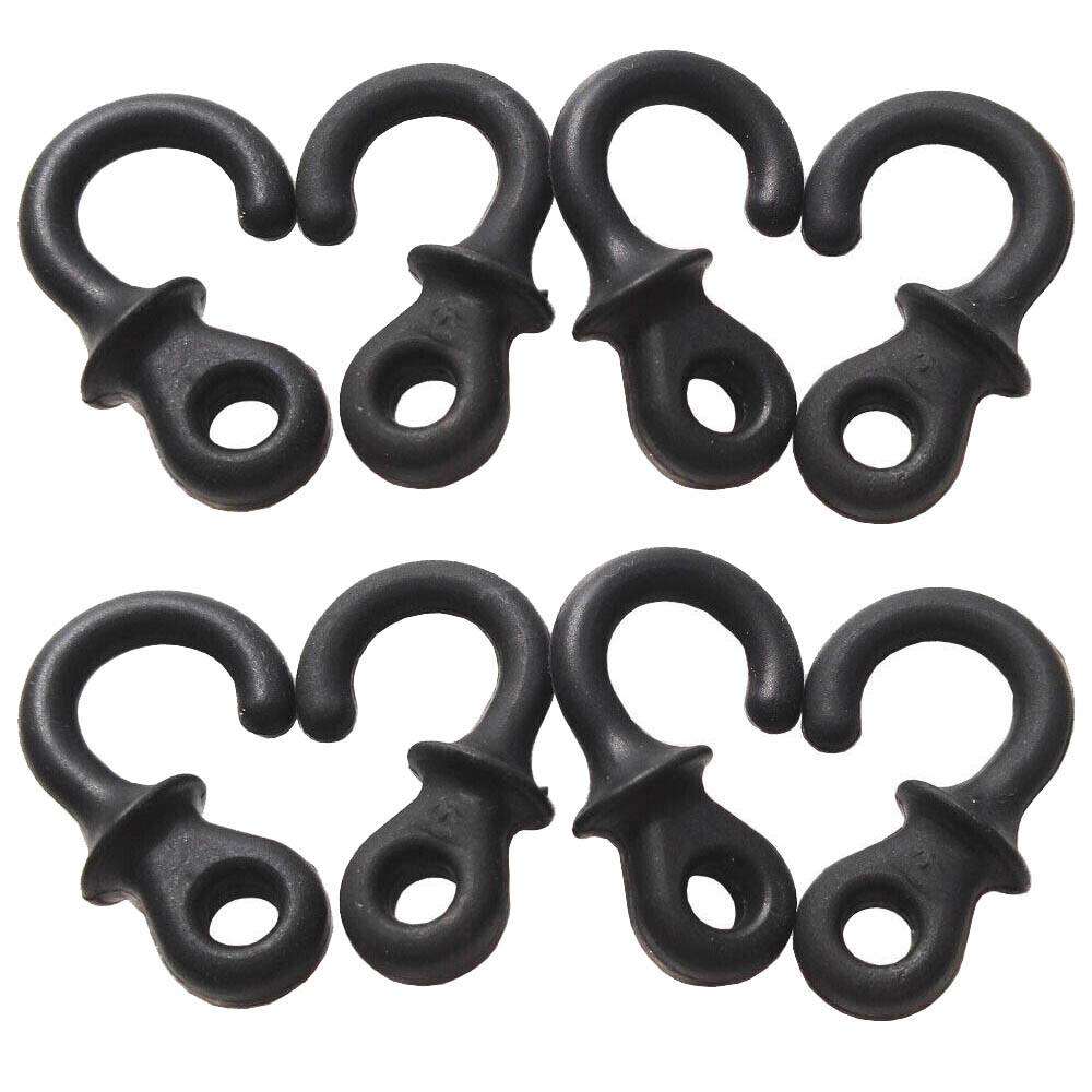 8pcs Archery Compound Bow String Stabilizer Monkey Tail Rubber Silencer Dampener