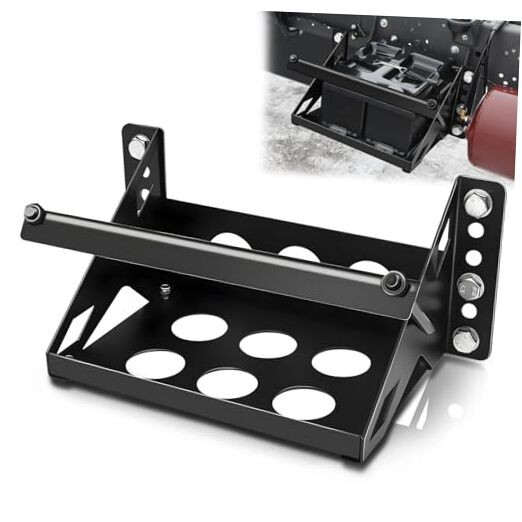 Metal Steel Battery Mounting Trays - Fits up to 10.63"×7.06"×7.5", Anti-Rust