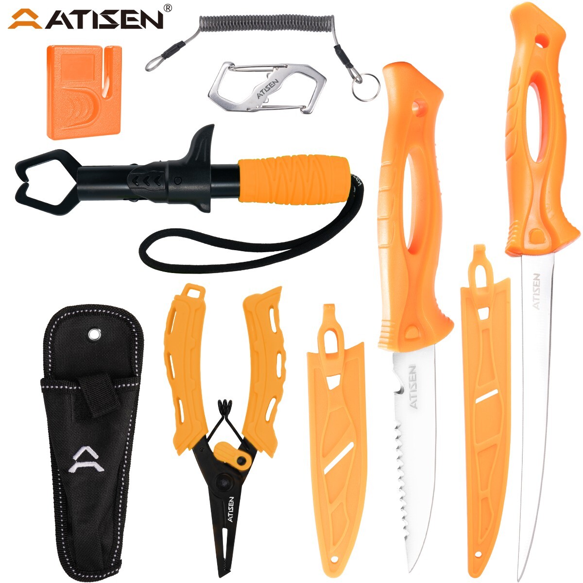 The fish fillet knife comes with a variety of sharp and durable accessories