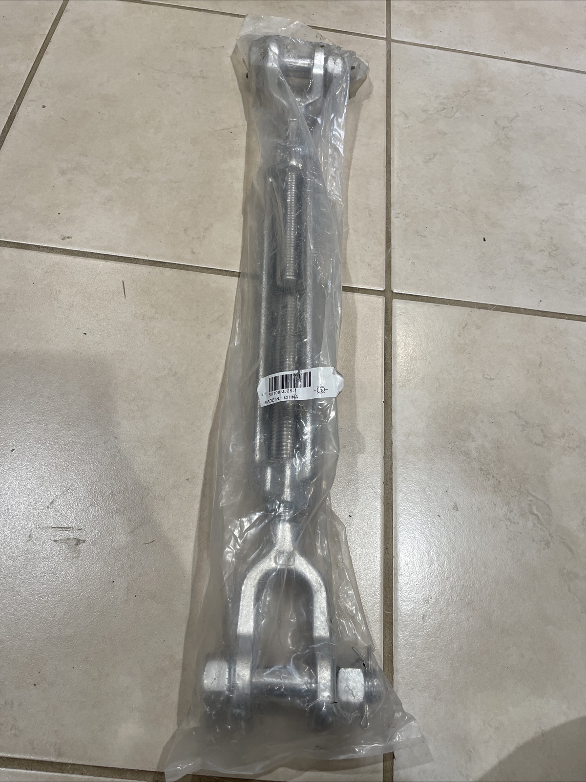 316-NM STAINLESS STEEL TURNBUCKLE JAW & JAW 1" (S0108-JJ25-1)