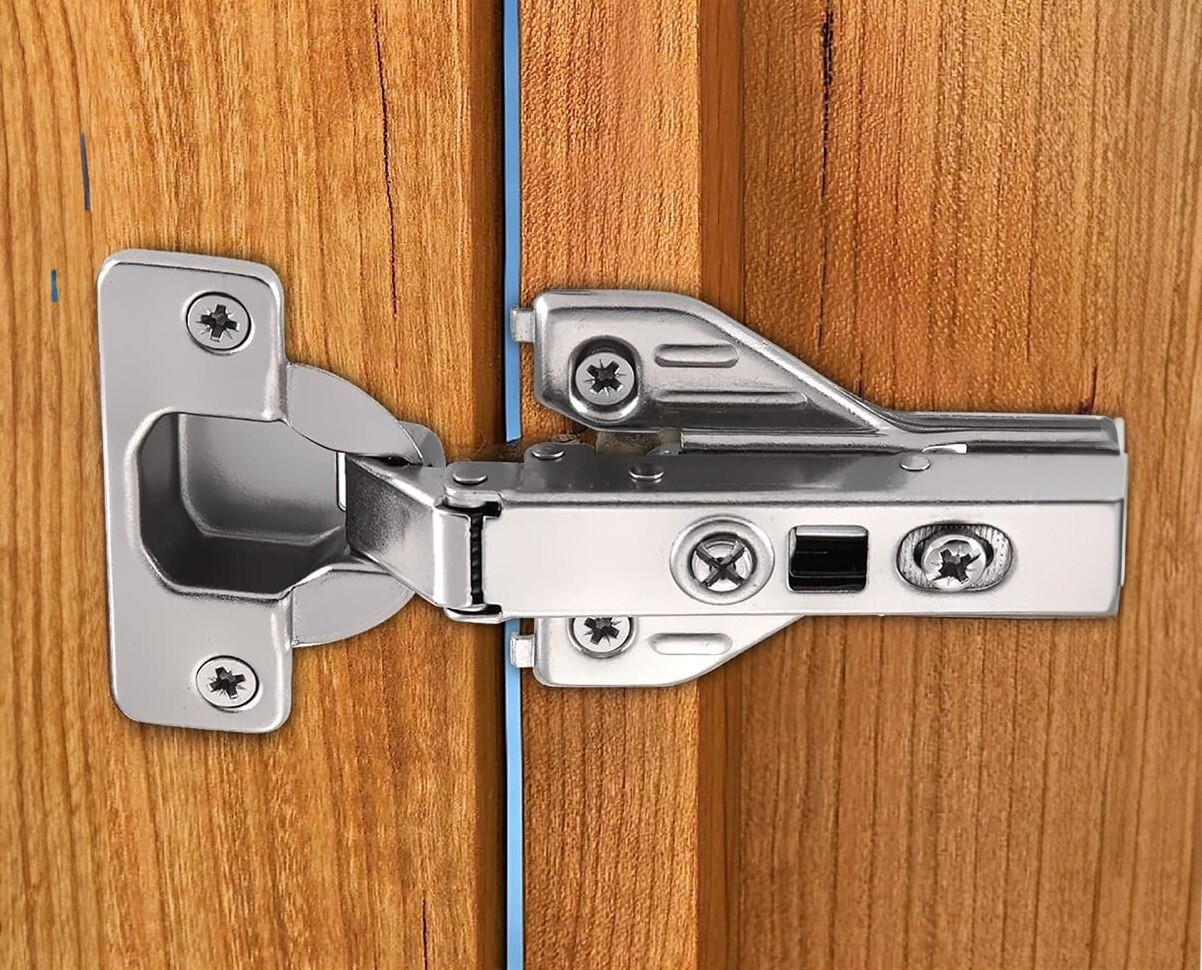 Kitchen Cabinet Hinge for Face Frame Cabinet, Concealed Cabinet Hinge W/ Screw