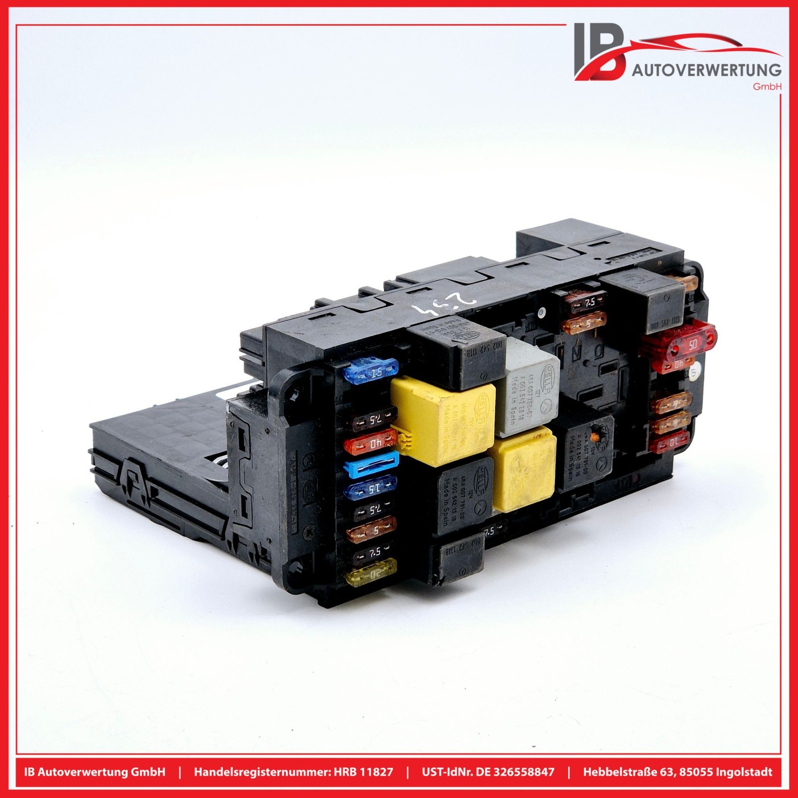 Mercedes-Benz W209 W203 S203 Hella Fuse Box SAM Module 2035450601