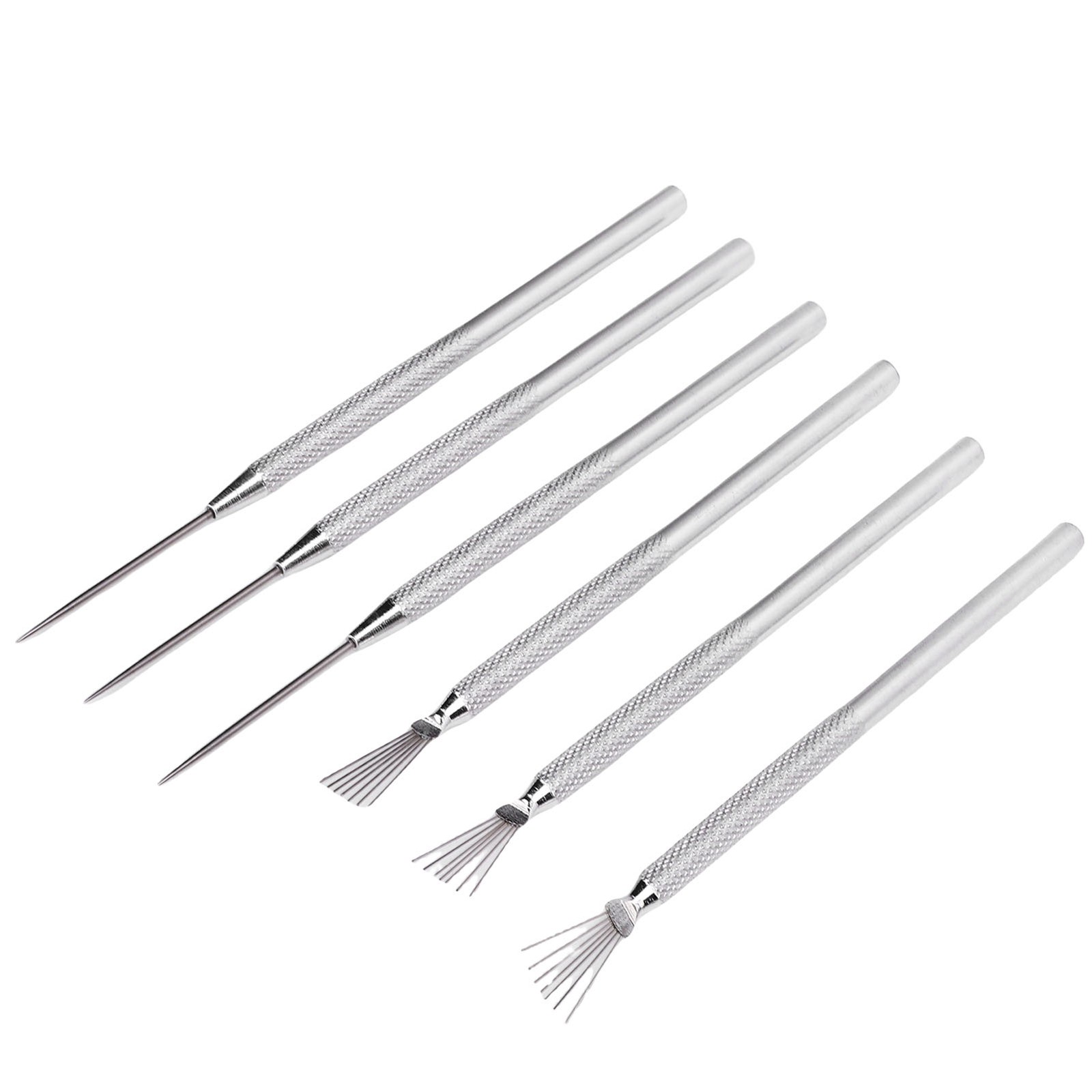 Complete Clay Needle Tools Set For Pottery - Ergonomic Handles Included