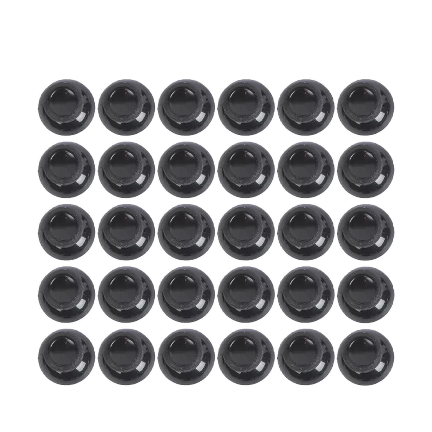 New 30Pcs Thumbsticks Analog Sticks Rocker Cap For Xbox one Controller Black