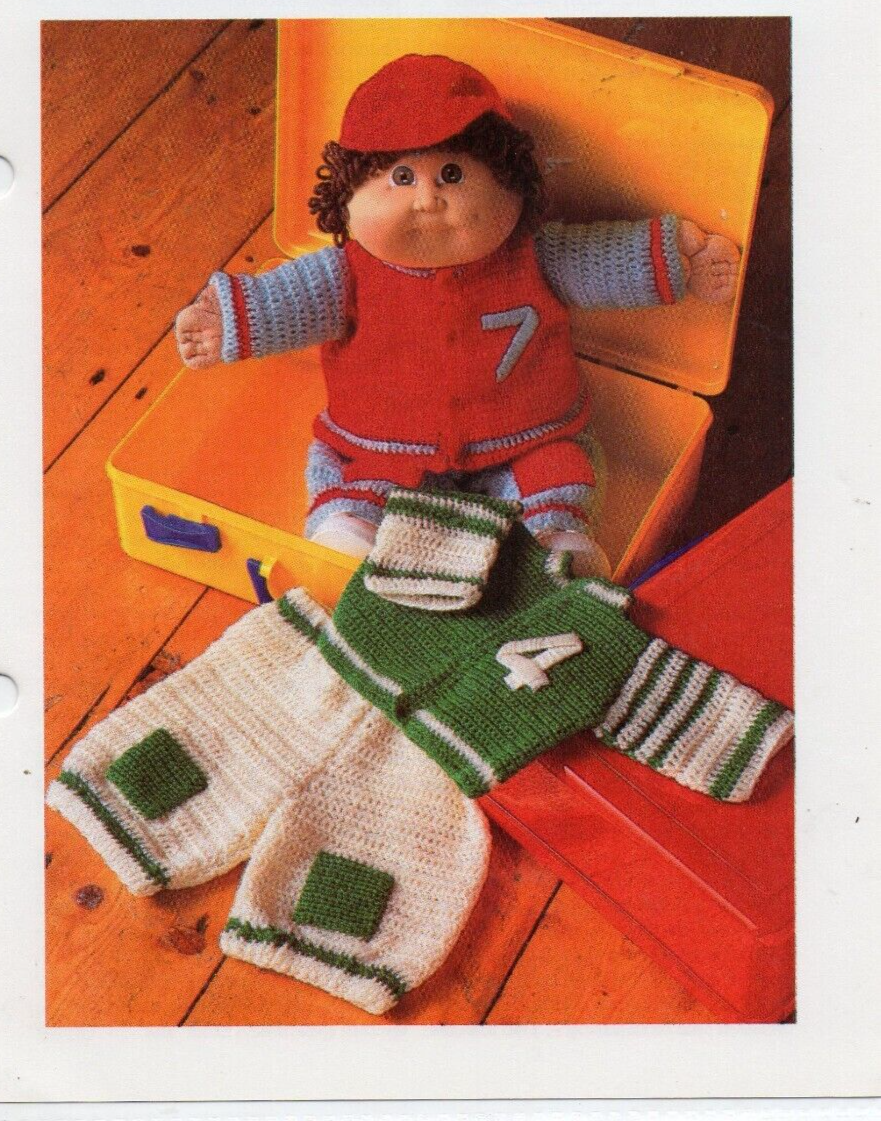 DOLL JOGGING OUTFITS CROCHET PATTERN