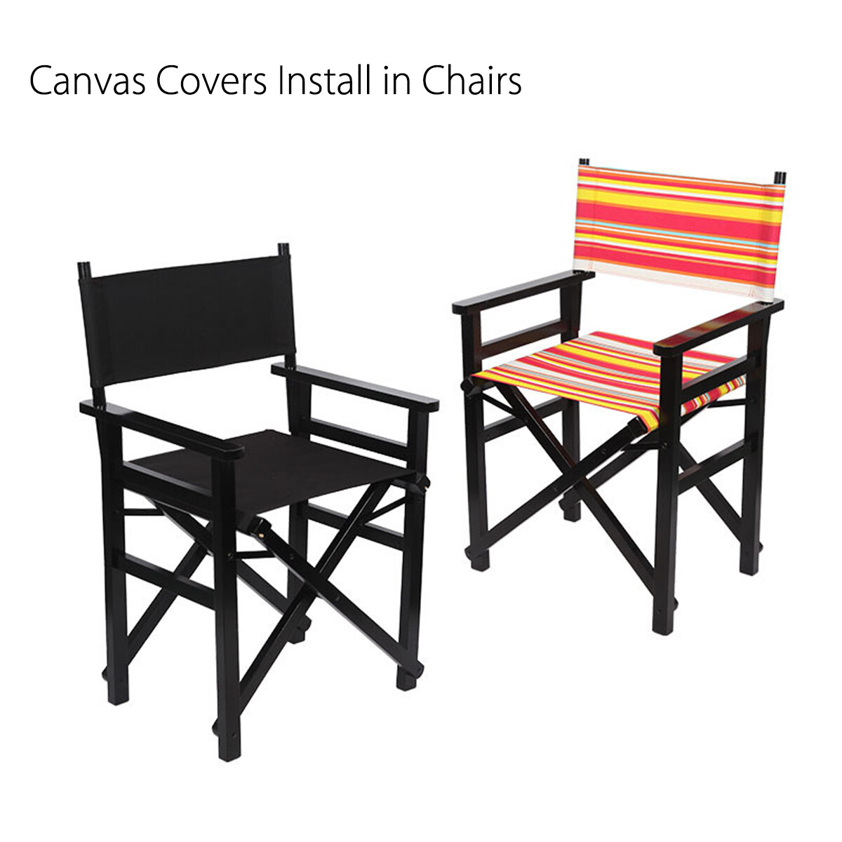 Chair Cover Outdoor Directors Chair Replacement Canvas Seat Cover