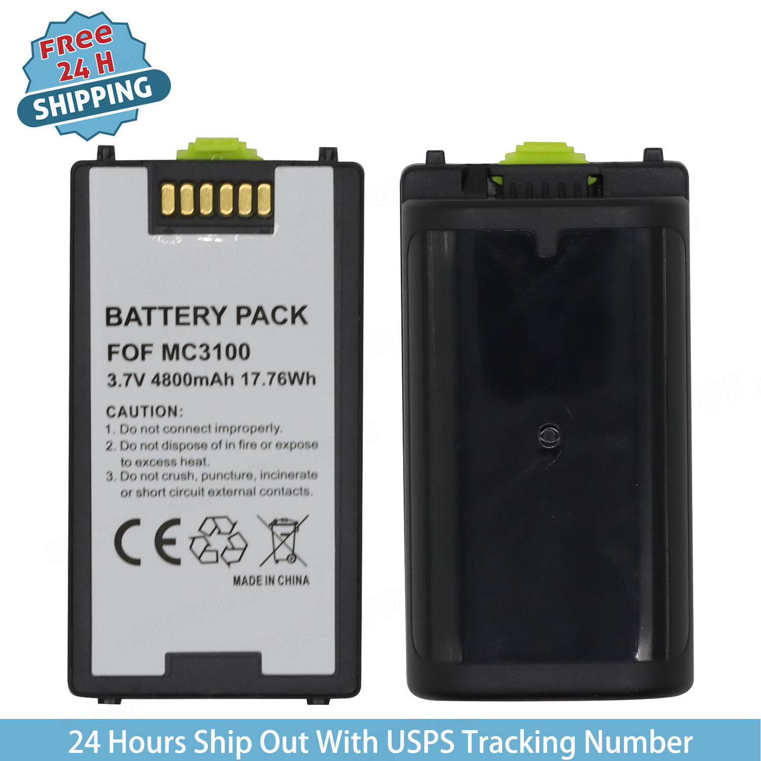 MC3100 82-127912-01 Battery 4800mAh For Motorola MC3090 & MC3190 Battery Slim
