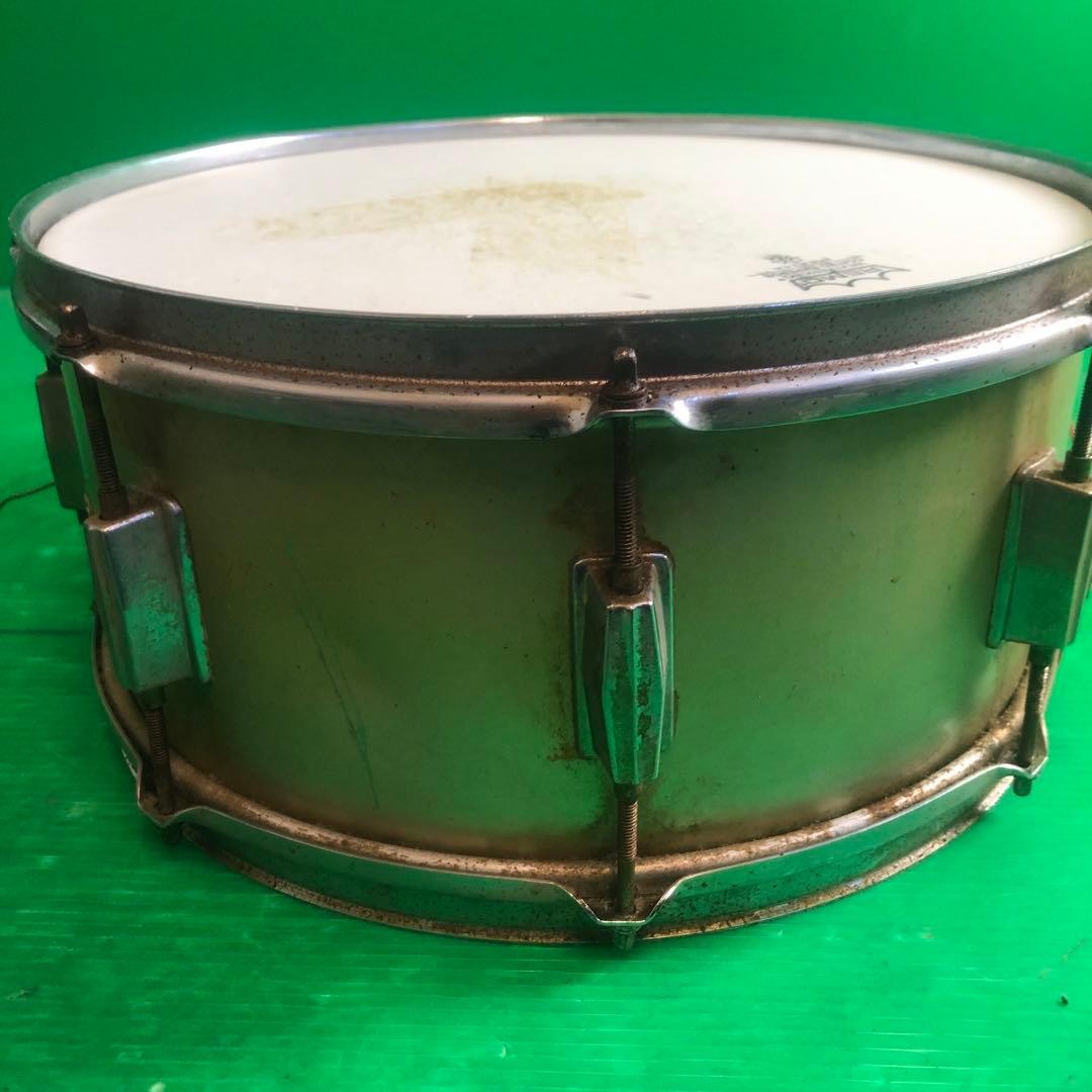 Remo Weatherking Coated Emperor Snare Drum Skull Design Used