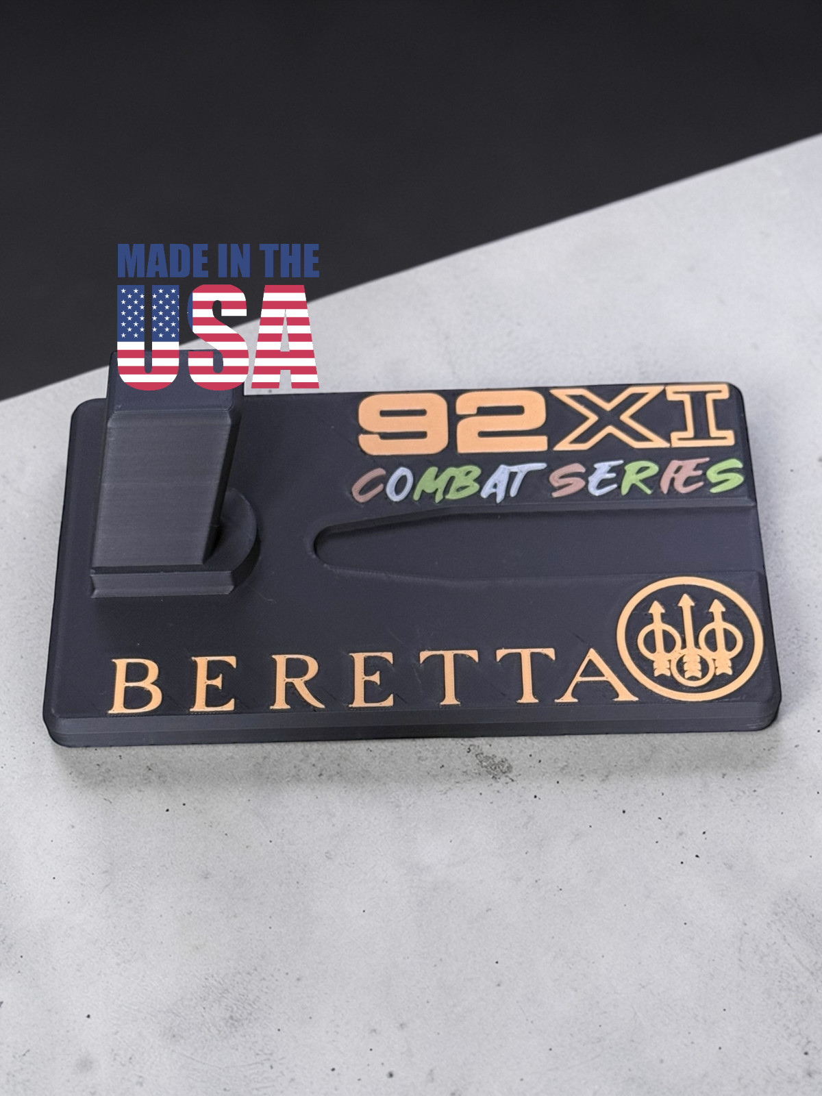 Beretta 92Xi Combat Series Pistol Display Stand w/ Magazine Slot