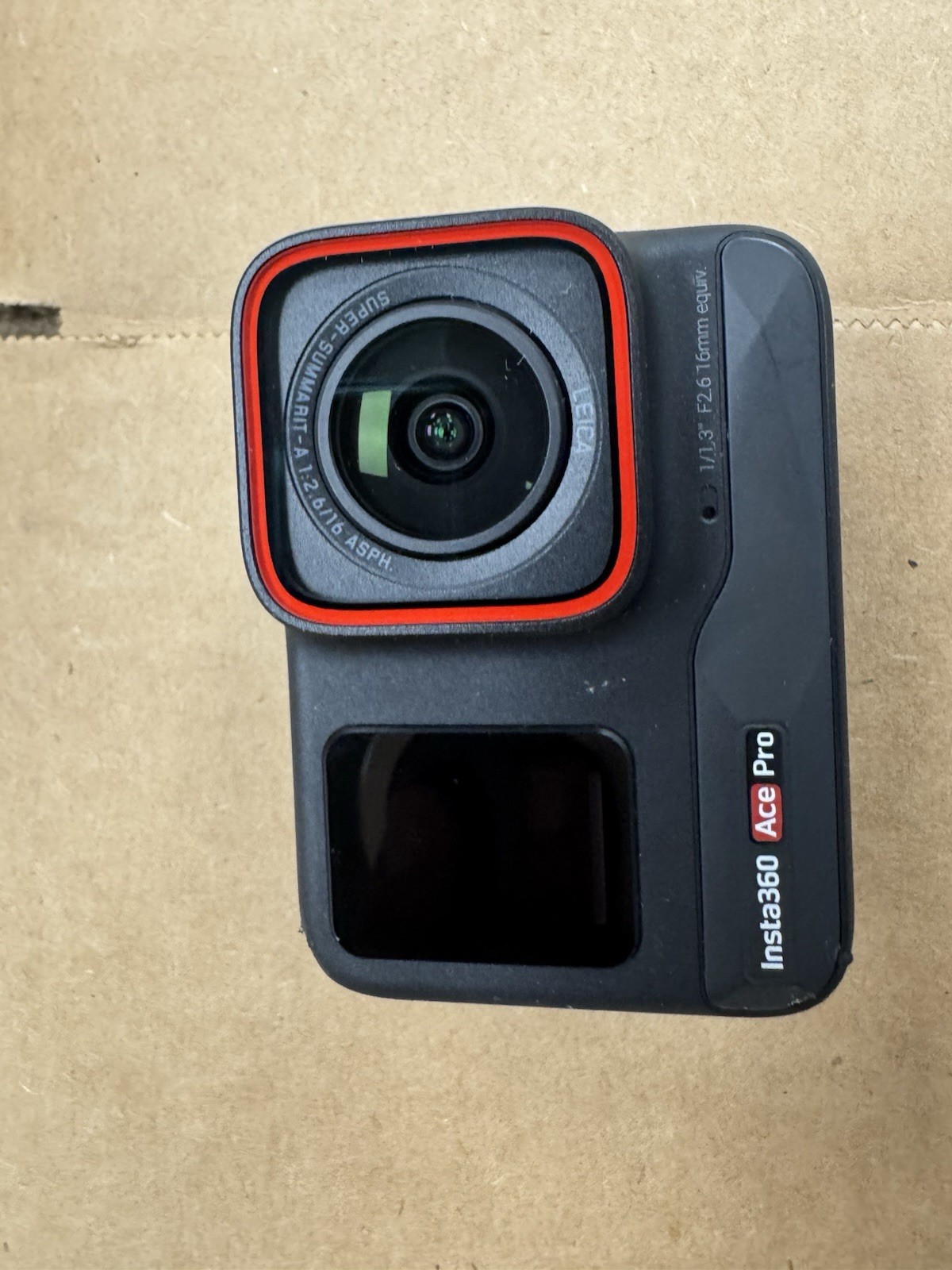 Insta360 Ace Pro Action Camera - Black - ACTUAL PICTURES-