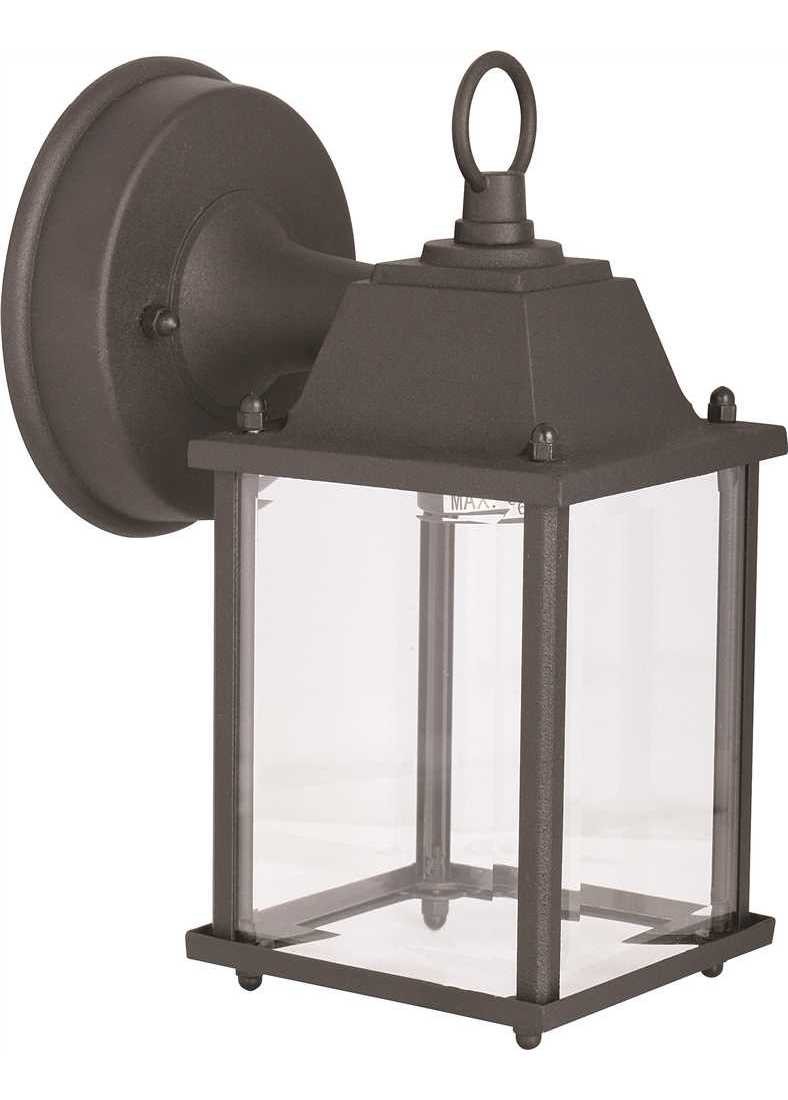 Royal Cove 2495864 1-Light Black Outdoor Wall Mount Lantern