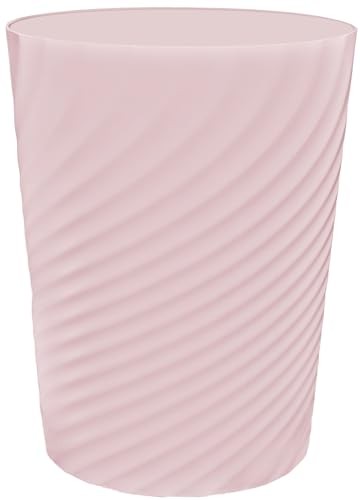 1.8 Gallon Small Trash Can Wastebasket Recycling Bin Slim Profile 1 Pack pink