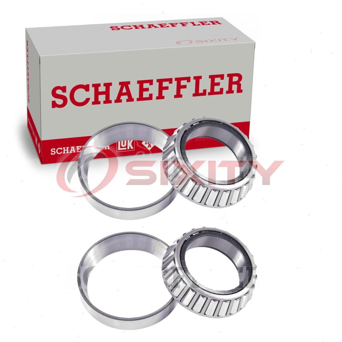 2 pc Schaeffler Front Differential Bearings for 1991-2004 GMC Sonoma qm