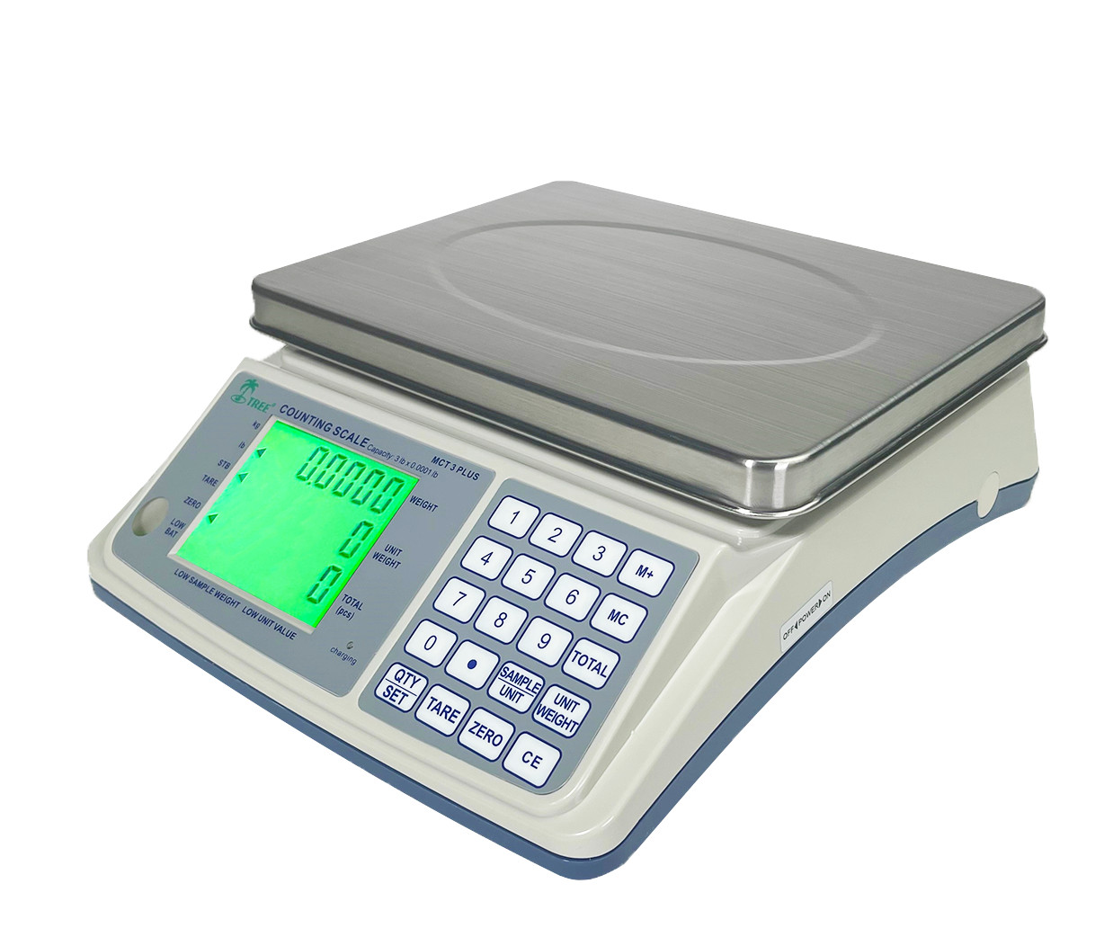Tree MCT Plus 33 Counting Scale for Warehouse, Fast Stabilization 33lb x 0.001lb