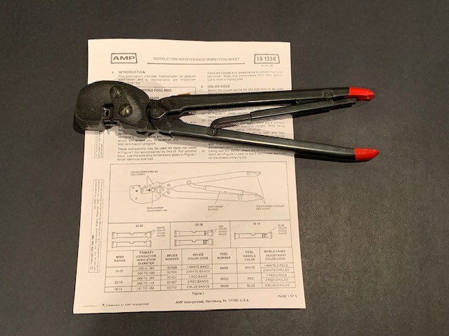 AMP 69352 Termashield TYCO crimping tool NEW