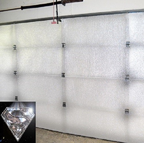 Golf Cart Reflective Foam Core Garage Door Insulation Kit (Fits 5x7 6x7 5x8 6x8)