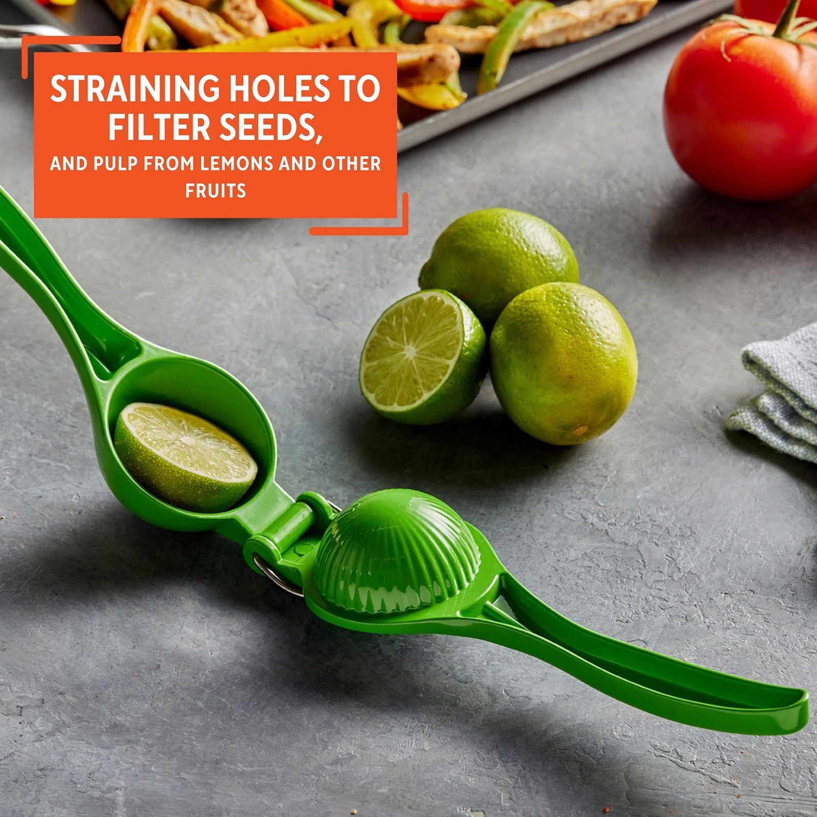 Lemon or Lime Manual Squeezer Citrus Juicer Extraction Green