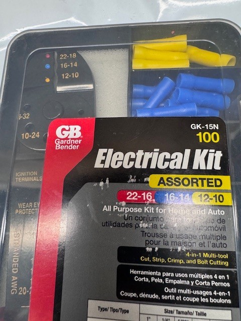 Gardner Bender Electrical Kit Assorted All Purpose Kit For Home/Auto GK-15N