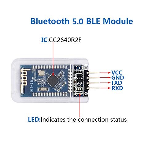 DSD TECH HM-18 CC2640R2F Bluetooth 5.0 BLE Module Compatible with HM-10 for A...