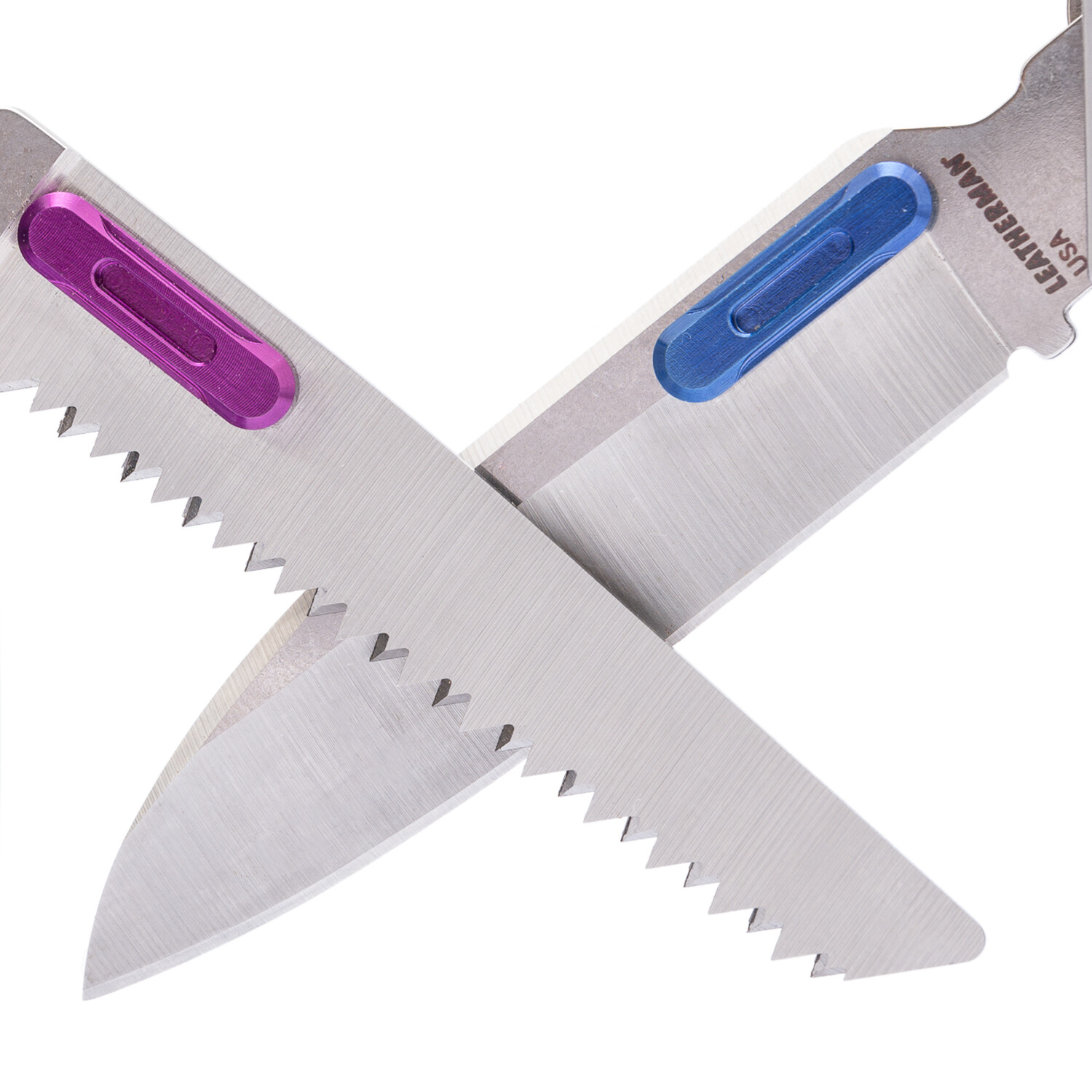 For Leatherman Free P2 P4 ARC Knife File Thumb Grip Tabs Aluminum Copper Ti