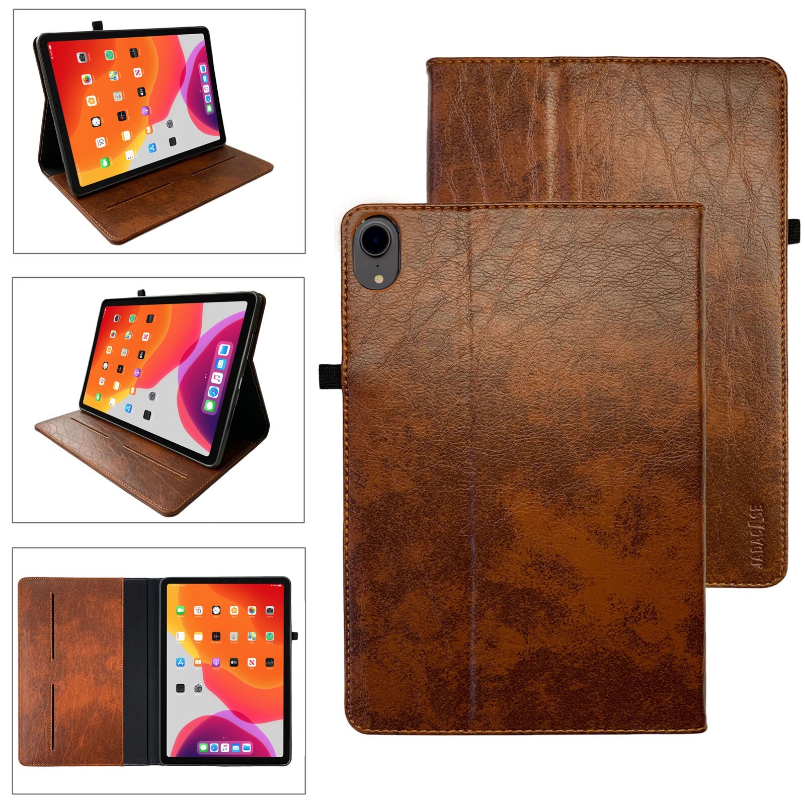Leather Case for Apple iPad mini (A17 Pro) Stand Case Protective Tablet Cover