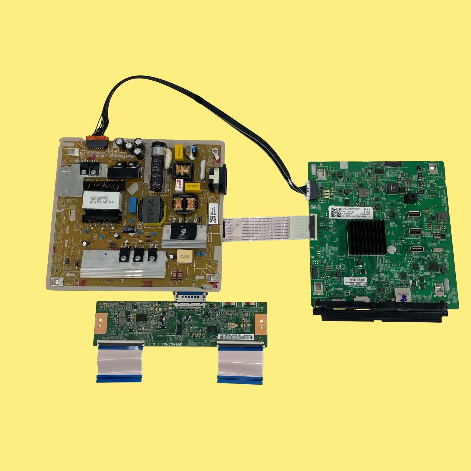 Samsung S65UA S34A654UBN Monitor Main Board and Power Supply #7566 z56b9
