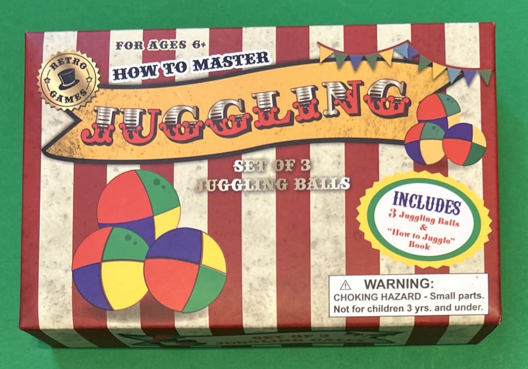 How To Master Juggling Box Set Of 3 Balls & Instruction Book Retro Games 2014