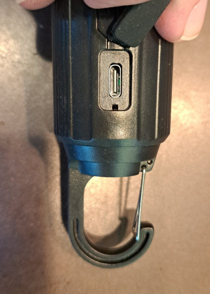 Bobcat rechargeable hanging light bulb work light