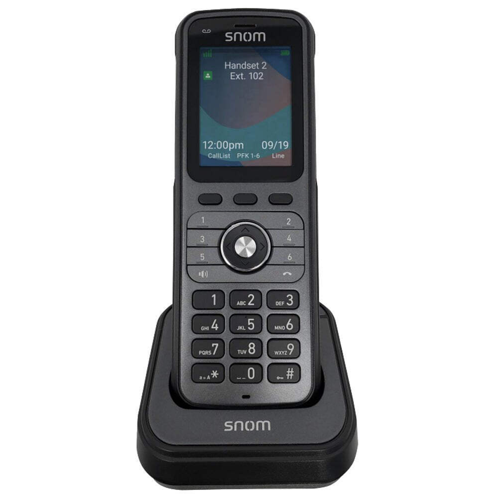 Snom M56 DECT Rugged Handset – IP67 Waterproof Dustproof & Alarm Button for M500