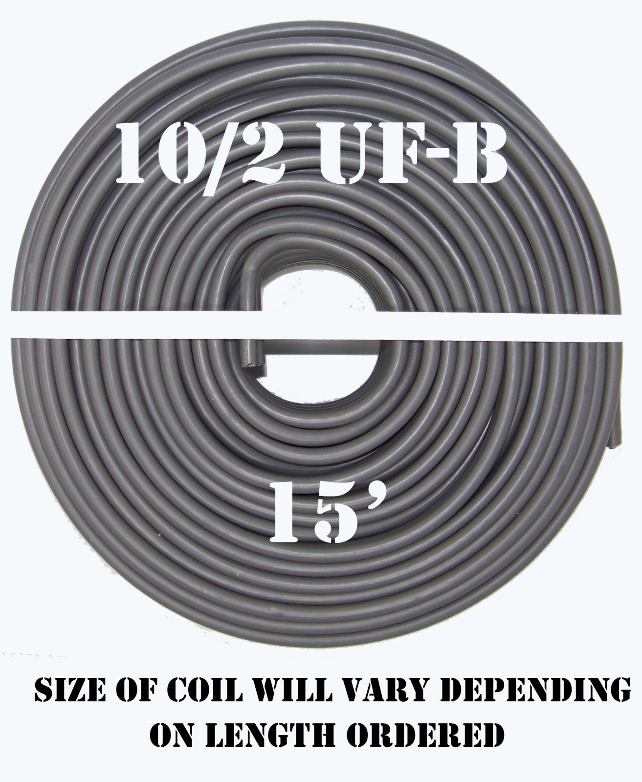 10/2 UF-B x 15' Southwire Underground Feeder Cable