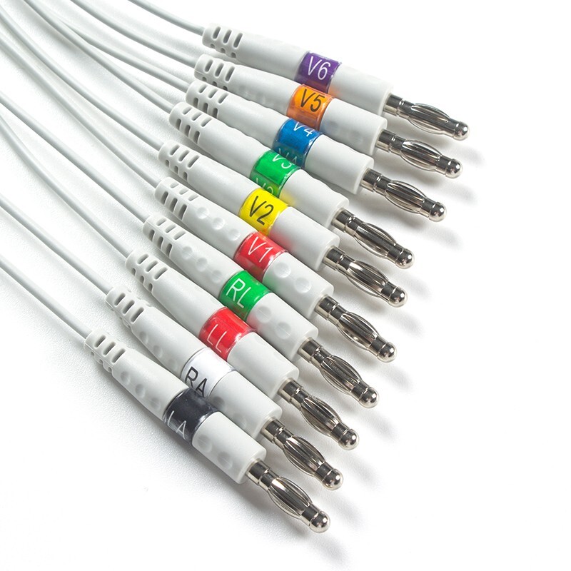 Compatible Welch Allyn SE-PRO-600 10Lead EKG Cable AHA Banana Cardioperfect