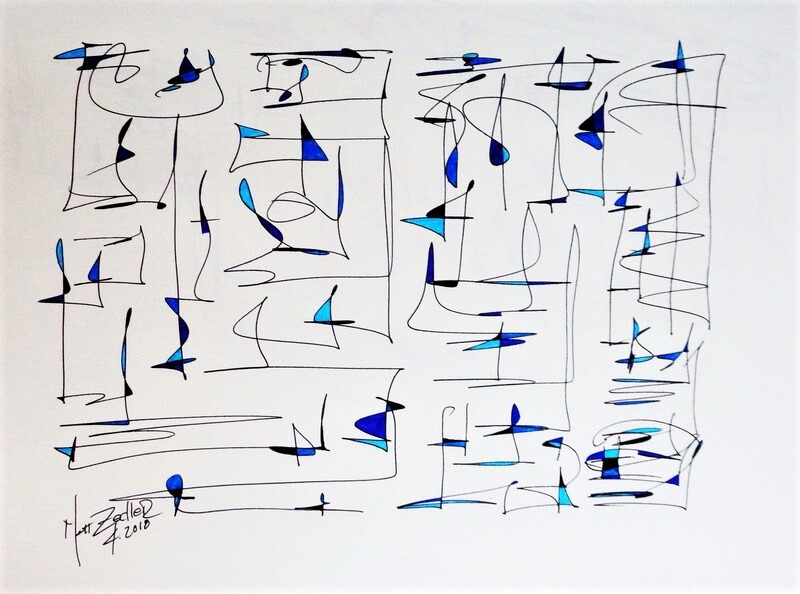 Matt Zedler Original | Drawing  | #B248 | 1 of 1 | 9 x 12" | Ink on Paper | $300