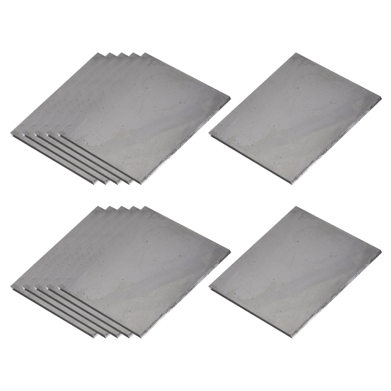 Welding Plate (2"x2") 12Pcs, Mild Steel Welding Practice 11 Gauge