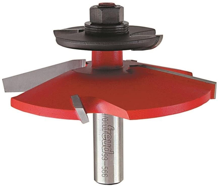 Freud 99-566 3-1/2" Diameter Raised Panel Bit w/Backcutters (Quadra-Cut)