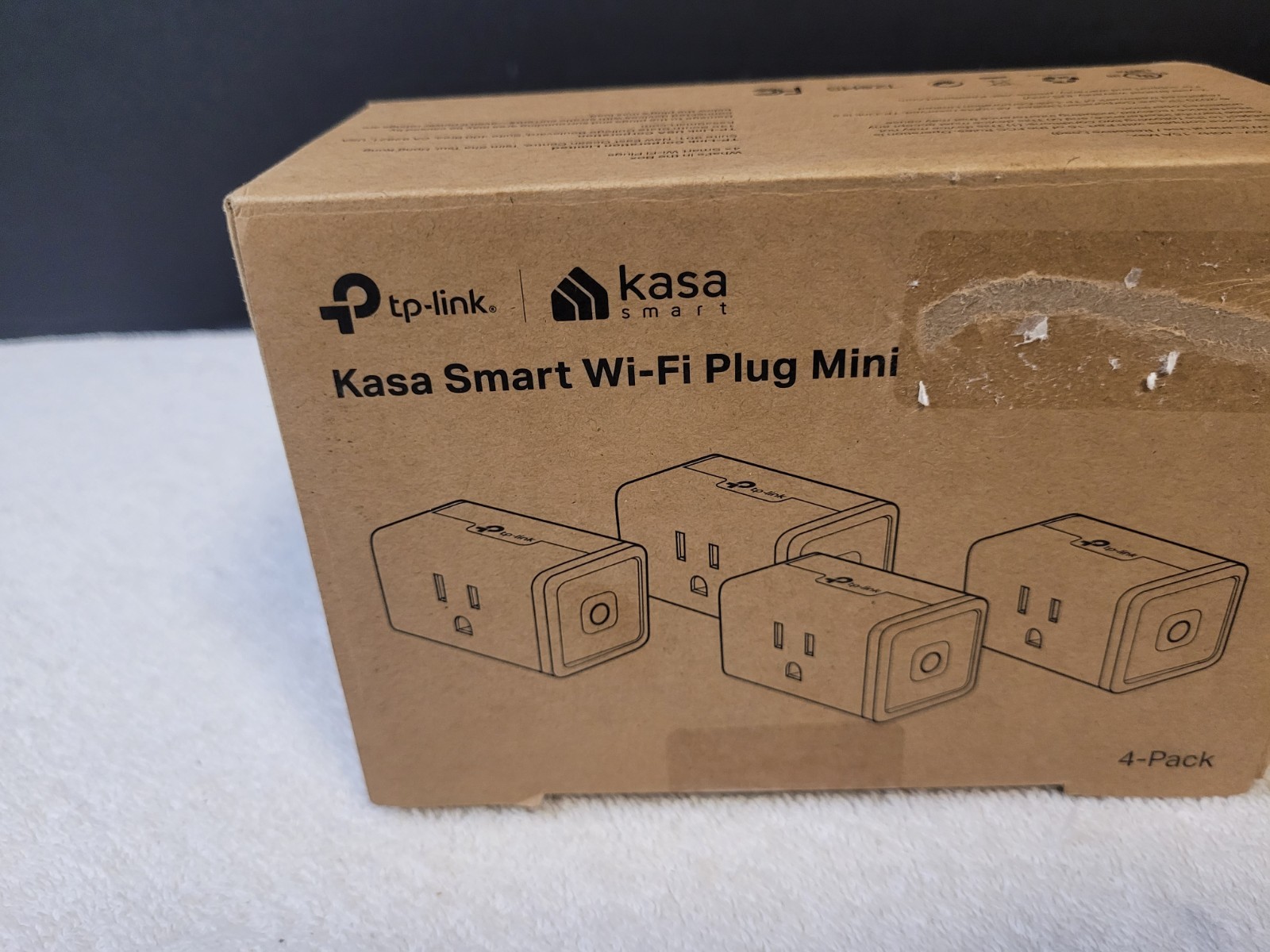 Kasa Smart Wi-Fi Plug Mini by TP-Link (4-Pack) -