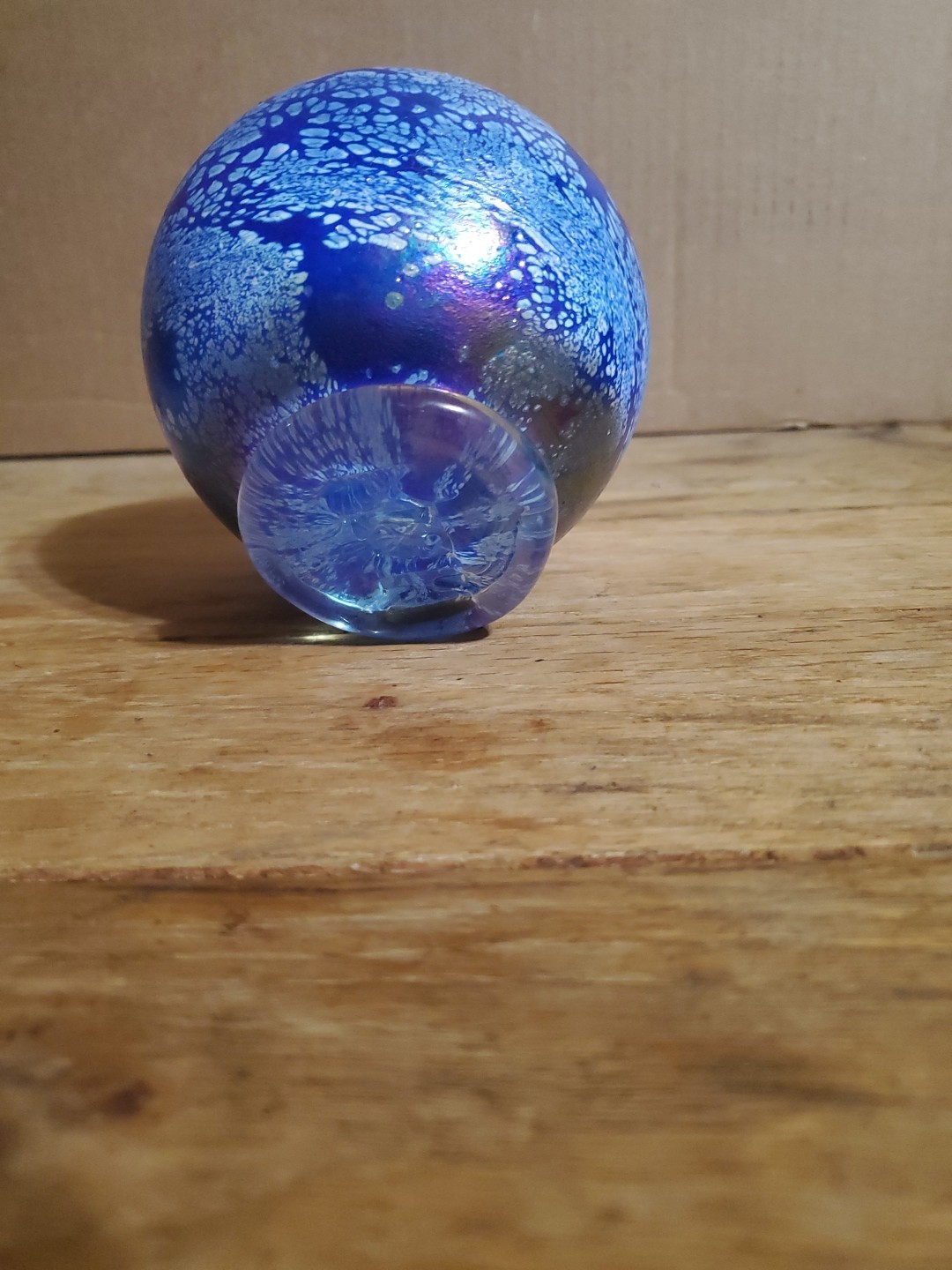 The Glass Forge 2008 Blue/White Globe