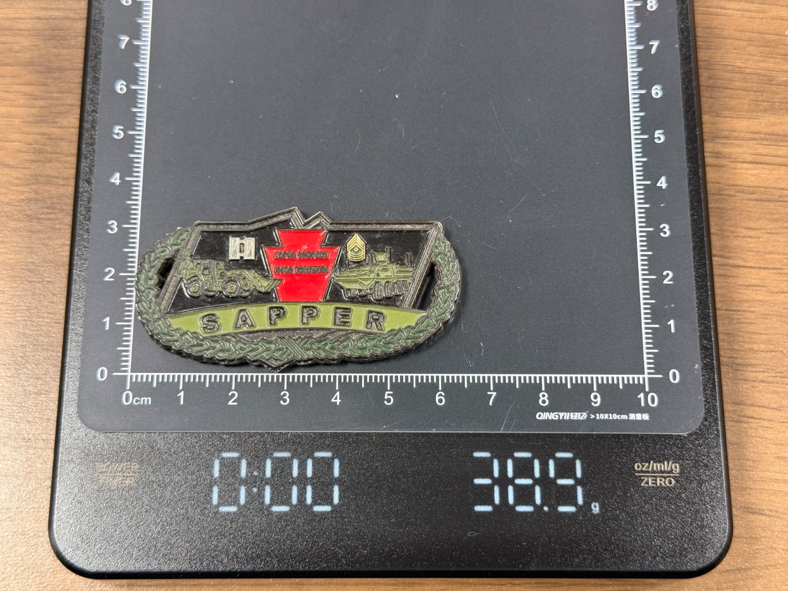 103rd Engineers Alpha Co Sapper Spartan Challenge Coin 1#37
